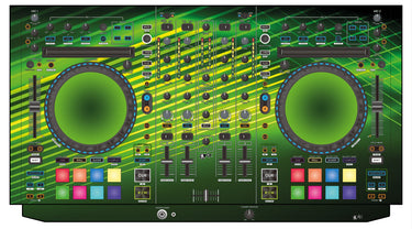 Denon DJ MC 7000 Skin Green Lazer
